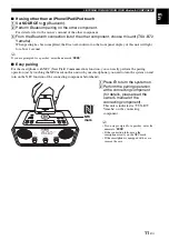 Preview for 15 page of Yamaha TSX-B72WH Owner'S Manual