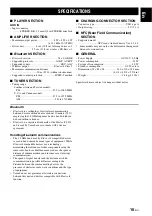 Preview for 19 page of Yamaha TSX-B72WH Owner'S Manual