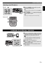 Предварительный просмотр 15 страницы Yamaha TSX-D232 Owner'S Manual