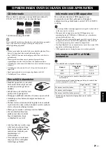 Preview for 167 page of Yamaha TSX-D232 Owner'S Manual