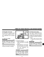 Preview for 69 page of Yamaha TT-R Owner'S Manual