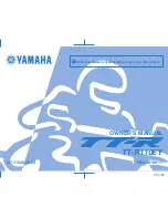 Yamaha TT-R110E(Y) Owner'S Manual preview