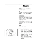 Preview for 16 page of Yamaha TT-R125(N) Owner'S Service Manual