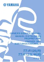 Yamaha TT-R125(R) 2002 Owner'S Service Manual preview