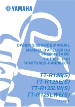 Yamaha TT-R125(S) 2003 Owner'S Service Manual preview