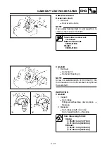 Preview for 300 page of Yamaha TT-R125(S) 2003 Owner'S Service Manual