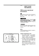 Предварительный просмотр 16 страницы Yamaha TT-R125(W) 2006 Owner'S Service Manual