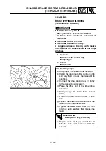 Preview for 208 page of Yamaha TT-R125(W) 2006 Owner'S Service Manual