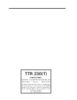 Preview for 2 page of Yamaha TT-R230 Service Manual