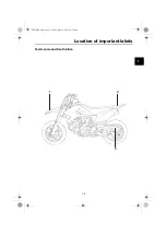 Preview for 17 page of Yamaha TT-R50E Owner'S Manual