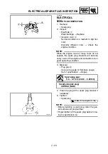 Preview for 168 page of Yamaha TT-R50E Owner'S Service Manual