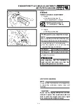 Предварительный просмотр 122 страницы Yamaha TT-R90E Owner'S Service Manual