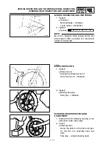 Предварительный просмотр 146 страницы Yamaha TT-R90E Owner'S Service Manual