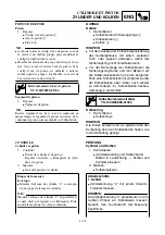 Предварительный просмотр 215 страницы Yamaha TT-R90E Owner'S Service Manual