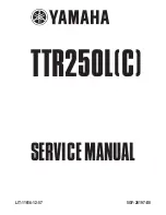 Yamaha TTR250C Service Manual preview