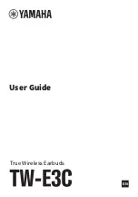 Yamaha TW-E3C User Manual preview