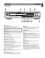 Предварительный просмотр 7 страницы Yamaha TX-592RDS Owner'S Manual