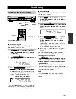 Предварительный просмотр 21 страницы Yamaha TX-761DAB Owner'S Manual