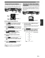 Предварительный просмотр 25 страницы Yamaha TX-761DAB Owner'S Manual