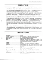 Предварительный просмотр 5 страницы Yamaha TX16W Operating Manual