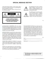 Preview for 2 page of Yamaha TX1P Operating Manual