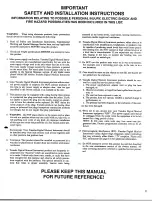 Preview for 3 page of Yamaha TX1P Operating Manual