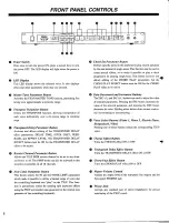 Preview for 6 page of Yamaha TX1P Operating Manual