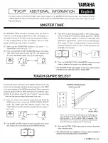 Preview for 16 page of Yamaha TX1P Operating Manual