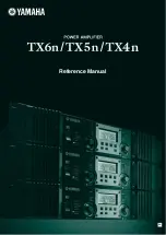 Предварительный просмотр 1 страницы Yamaha TX4n Reference Manual