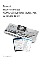 Предварительный просмотр 1 страницы Yamaha Tyros Series Manual