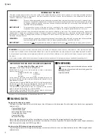 Preview for 2 page of Yamaha Tyros4 Service Manual