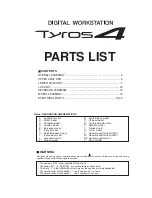 Preview for 113 page of Yamaha Tyros4 Service Manual