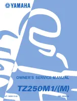 Preview for 1 page of Yamaha TZ250M Owner'S Service Manual