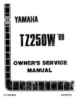 Yamaha TZ250W Service Manual предпросмотр