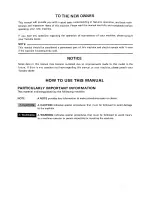 Preview for 6 page of Yamaha TZ250W Service Manual