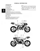 Предварительный просмотр 11 страницы Yamaha TZ250W Service Manual