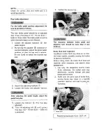 Предварительный просмотр 32 страницы Yamaha TZ250W Service Manual