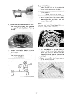 Предварительный просмотр 61 страницы Yamaha TZ250W Service Manual