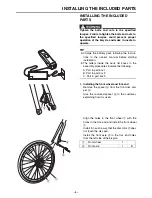 Предварительный просмотр 6 страницы Yamaha Urban Rush PW70URL Assembly Manual