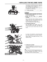 Предварительный просмотр 9 страницы Yamaha Urban Rush PW70URL Assembly Manual