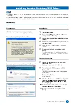 Preview for 2 page of Yamaha USB Installation Manual