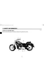 Preview for 12 page of Yamaha V-star XVS650S Owner'S Manual