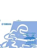 Yamaha V-star XVS65AC Owner'S Manual preview