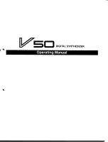 Предварительный просмотр 3 страницы Yamaha V50 Operating Manual