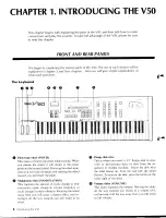 Предварительный просмотр 10 страницы Yamaha V50 Operating Manual