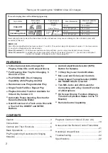 Preview for 2 page of Yamaha VCD-102K Owner'S Manual