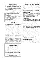 Предварительный просмотр 2 страницы Yamaha Vector RS90GTAX 2008 Supplementary Service Manual