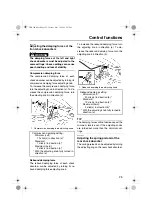 Preview for 31 page of Yamaha Vector RS90LTGTZ Owner'S Manual