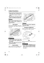 Preview for 26 page of Yamaha Vector RS90RX Owner'S Manual