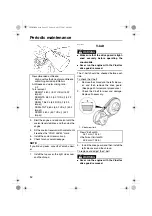 Предварительный просмотр 58 страницы Yamaha Vector RS90RX Owner'S Manual